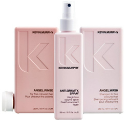 Kevin Murphy Angel Wash 250ml + Angel Rinse 250ml + Anti Gravity Spray 150ml– Zestaw Zwiększający Objętość Włosów