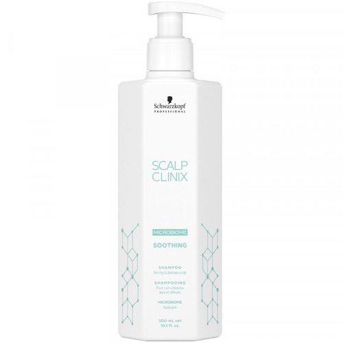 Schwarzkopf Scalp Clinix Microbiome Soothing Shampoo Szampon Kojący Do Suchej i Delikatnej Skóry Głowy 300ml Bliski Termin Ważności 10/24
