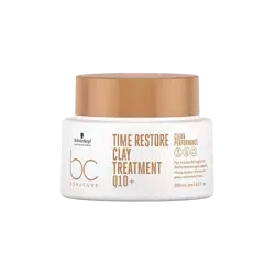 Schwarzkopf Bc Time Restore Clay Wzmacniająca Maska Do Włosów Dojrzałych 200ml