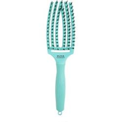 Szczotka Olivia Garden Finger Brush Combo Medium Tropical Mint z Włosiem Dzika 