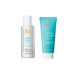 Moroccanoil Hydration Zestaw Nawilżenie Włosów Odżywka 70ml + Maska 75ml