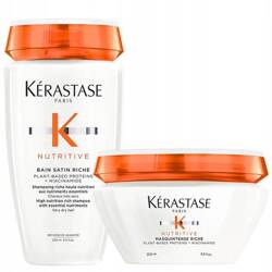 Kérastase Nutritive wzbogacony zestaw do włosów grubych szampon 250ml + maska 200ml
