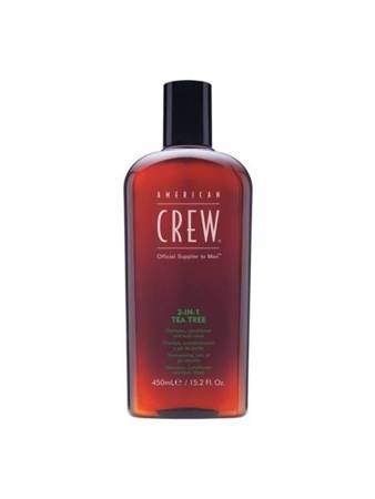 American Crew 3-In-1 Tea Tree Szampon/Odżywka/Żel 250ml