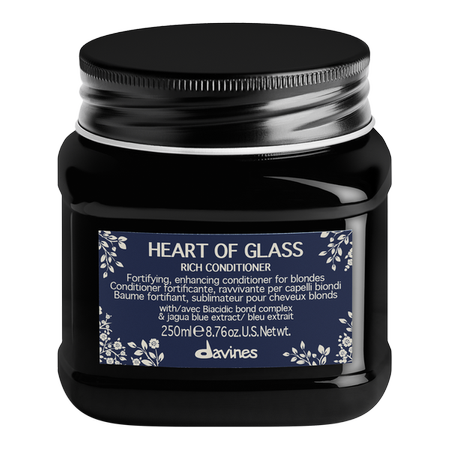 Davines Heart Of glass Rich Conditioner | Odżywka Wzmacniająca Włosy Blond 250 ml