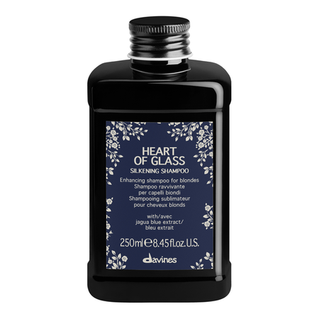 Davines Heart Of glass Silkening Shampoo | Wzmacniający Szampon Do Włosów Blond 250 ml