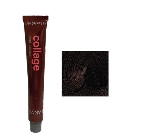 Lakme Collage Farba Do Włosów Trwale Kryjąca 4/50 Mahogany Medium Brown 60 Ml