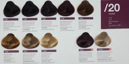 Lakme Collage+ Farba Do Włosów Trwale Kryjąca 5/22+ Intense Violet Light Brown 60ml