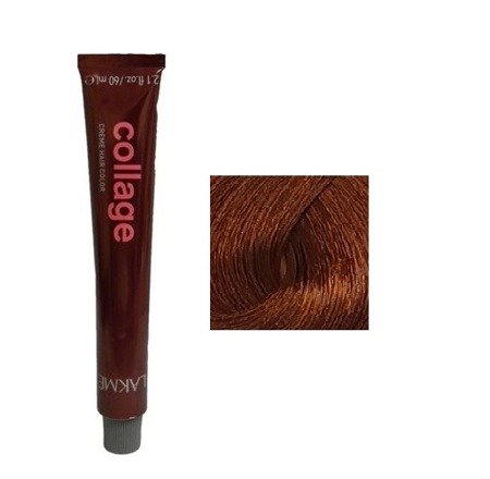 Lakme Collage Farba Do Włosów Trwale Kryjąca 7/44 Copper Copper Medium Blonde 60 ml