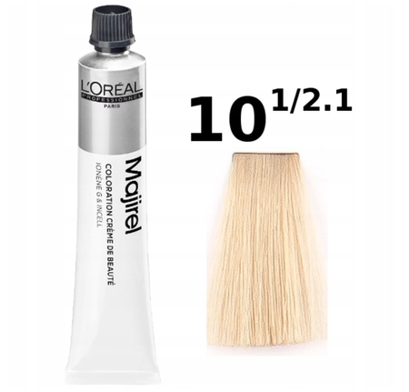 L'oreal Majirel Farba Do Włosów Permanentna 10 1/2.1 Super Jasny Blond Popielaty 50ml