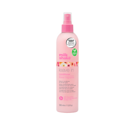 Milk Shake Zestaw Colour Care Flower Power Vegans Szampon nawilżający do włosów farbowanych 300ml + Milk Shake Flower Power Vegans | Odżywka do włosów bez spłukiwania 350 ml