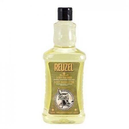 Reuzel Tea Tree 3w1 Szampon Odżywka i Żel pod Prysznic 1000 ml