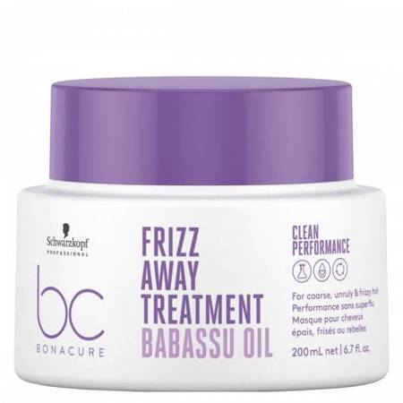 Schwarzkopf Bonacure Frizz Away Wygładzająca Maska Do Włosów 200ml