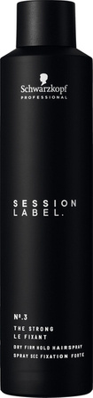 Schwarzkopf Session Label The Strong Suchy Mocny Lakier 300ml